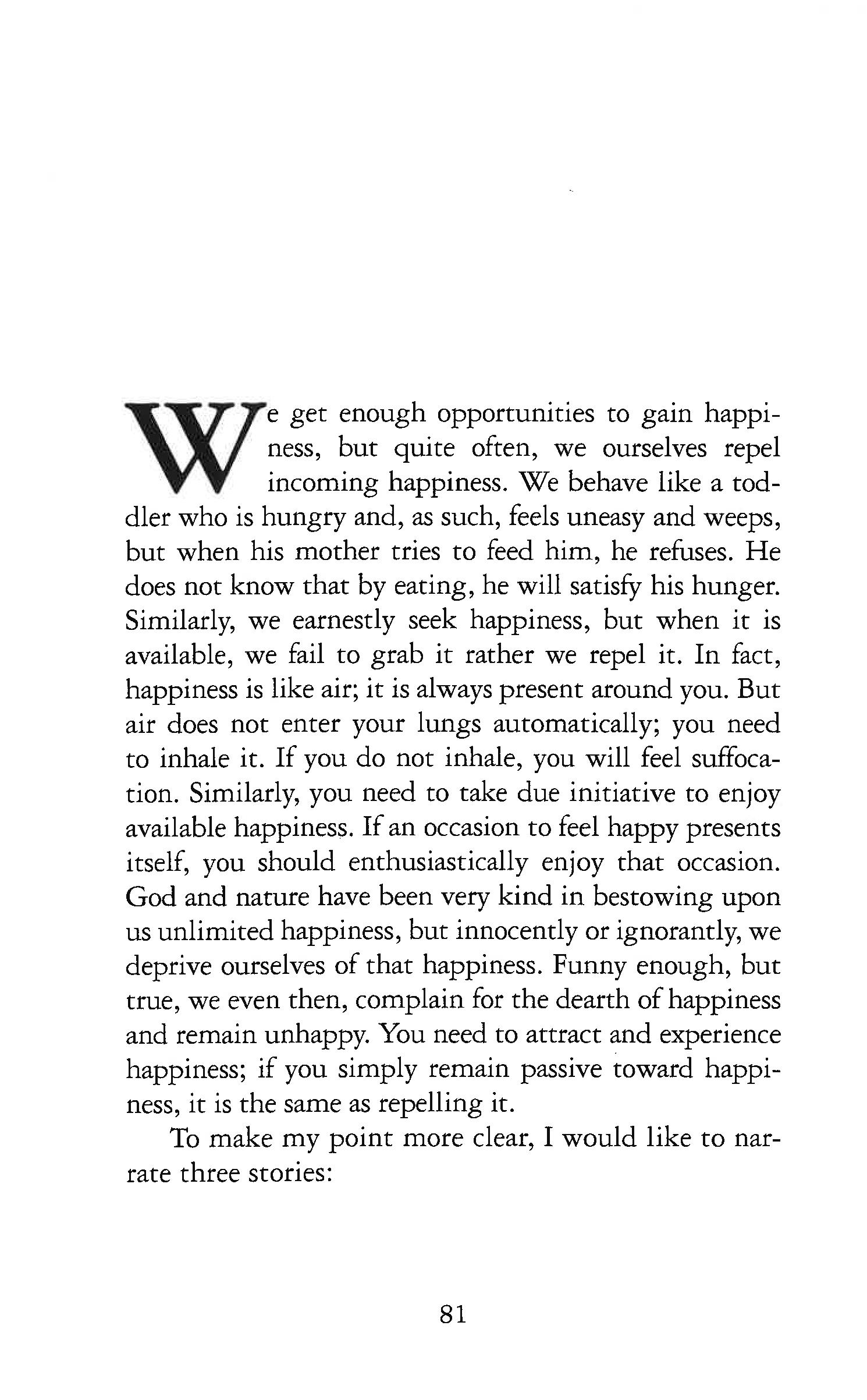 HAPPINESS - ACCOUNTING AND MAXIMIZATION