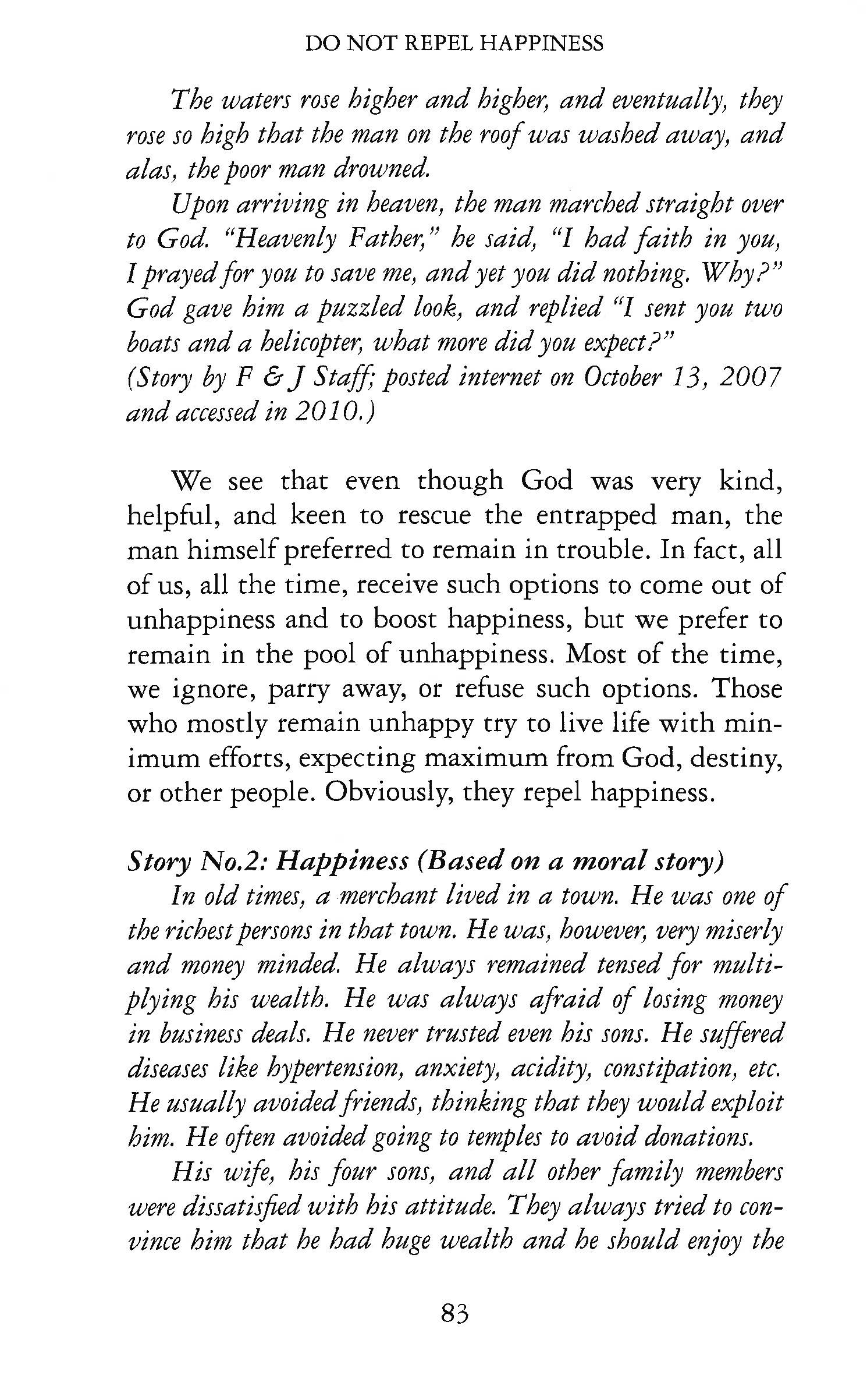 HAPPINESS - ACCOUNTING AND MAXIMIZATION