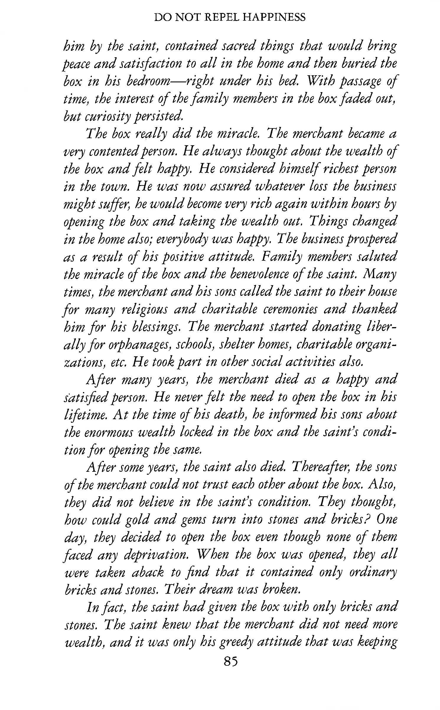 HAPPINESS - ACCOUNTING AND MAXIMIZATION