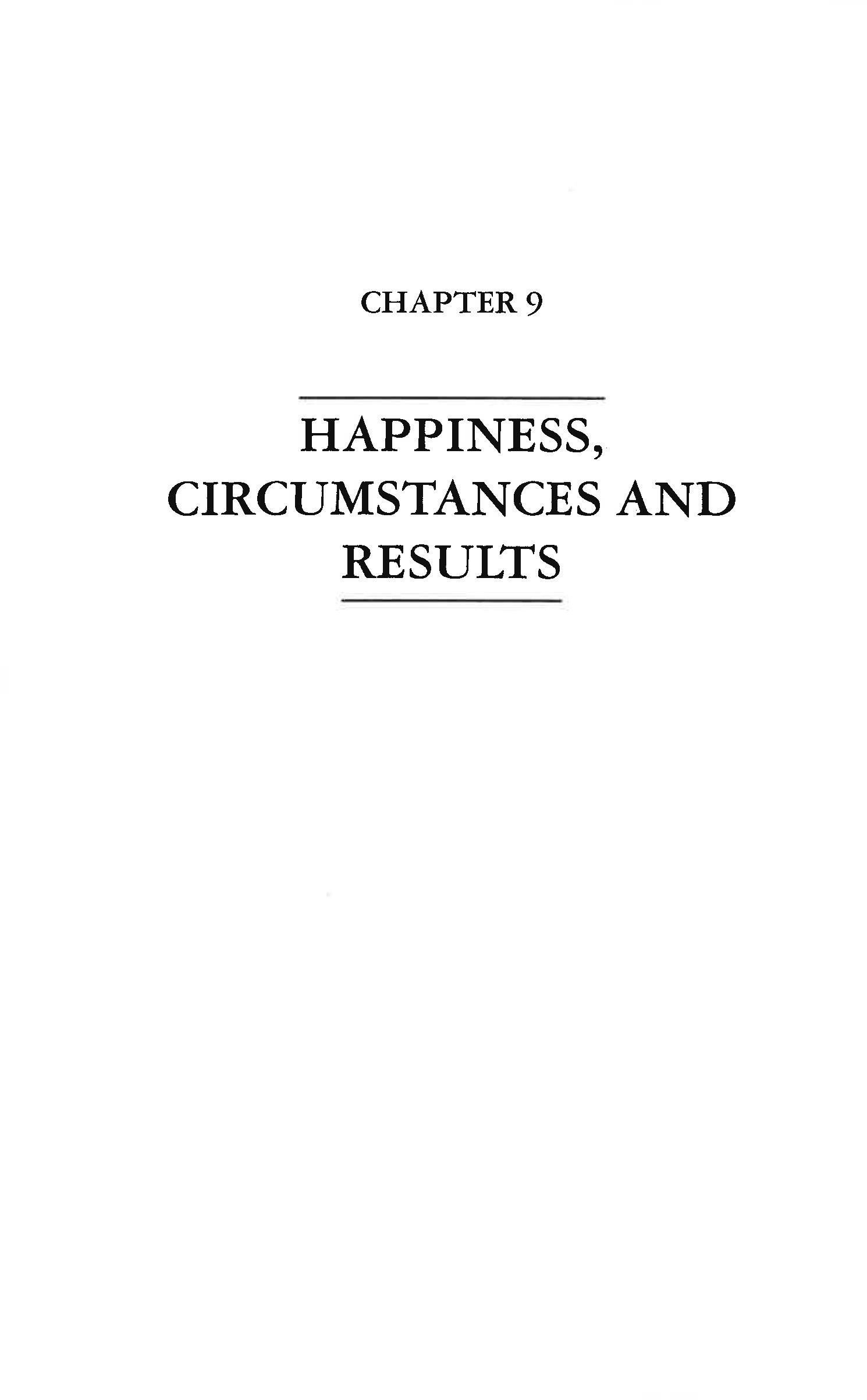HAPPINESS - ACCOUNTING AND MAXIMIZATION