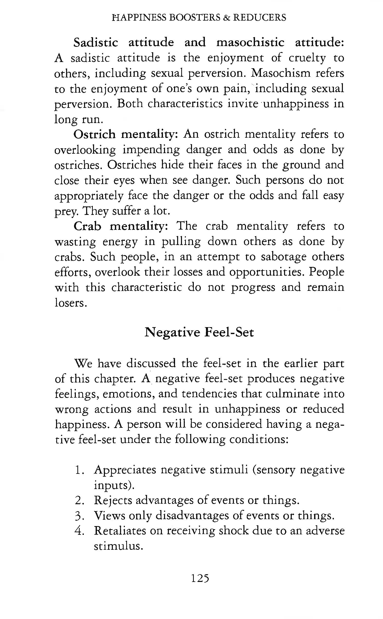 HAPPINESS - ACCOUNTING AND MAXIMIZATION