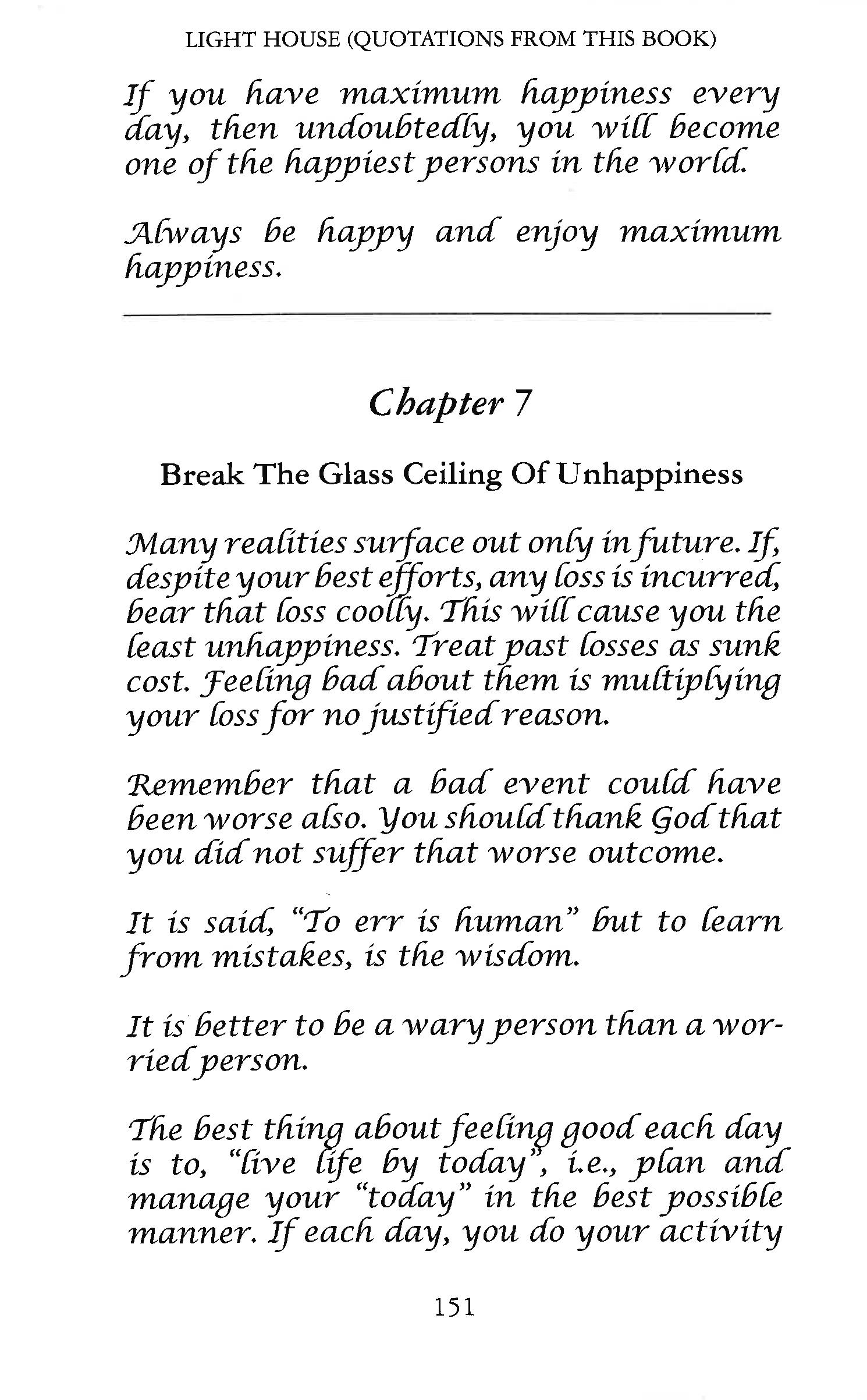 HAPPINESS - ACCOUNTING AND MAXIMIZATION