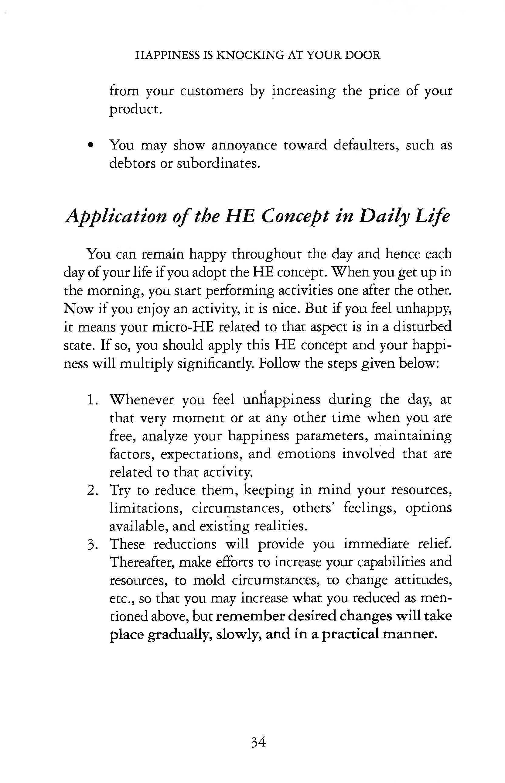 HAPPINESS IS KNOCKING AT YOUR DOOR