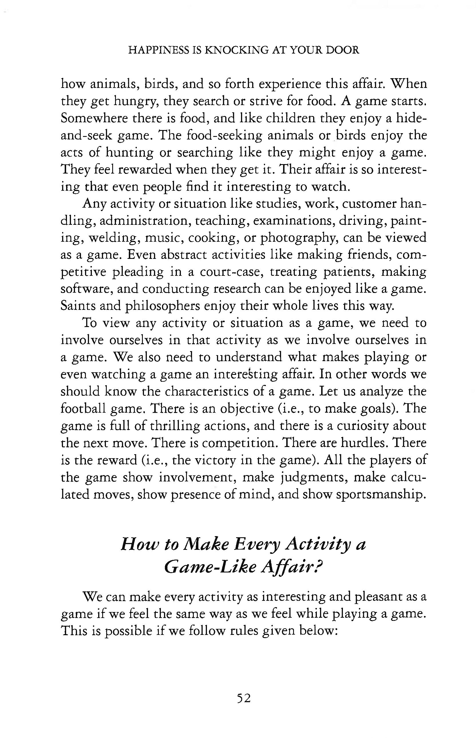 HAPPINESS IS KNOCKING AT YOUR DOOR