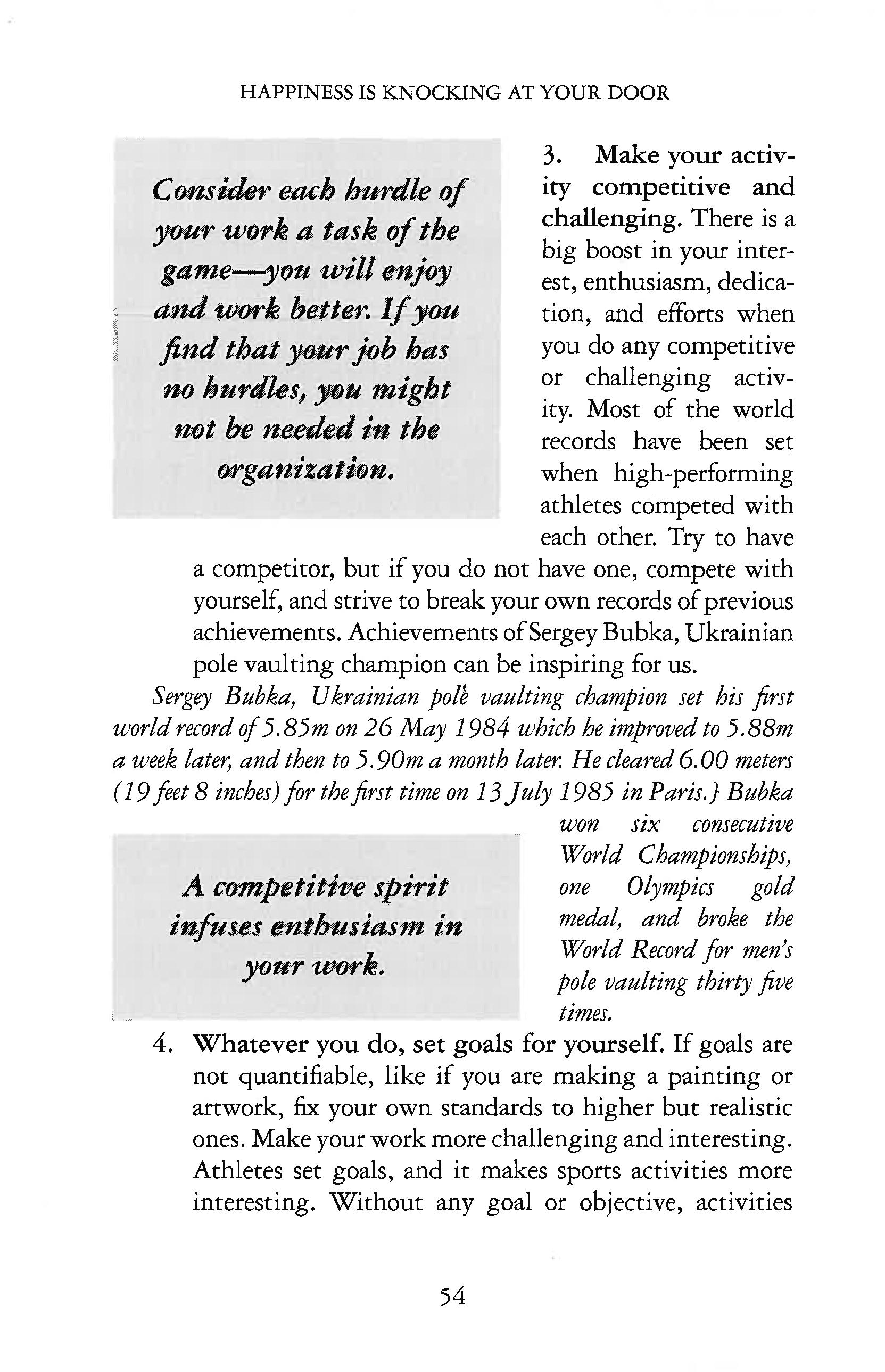 HAPPINESS IS KNOCKING AT YOUR DOOR