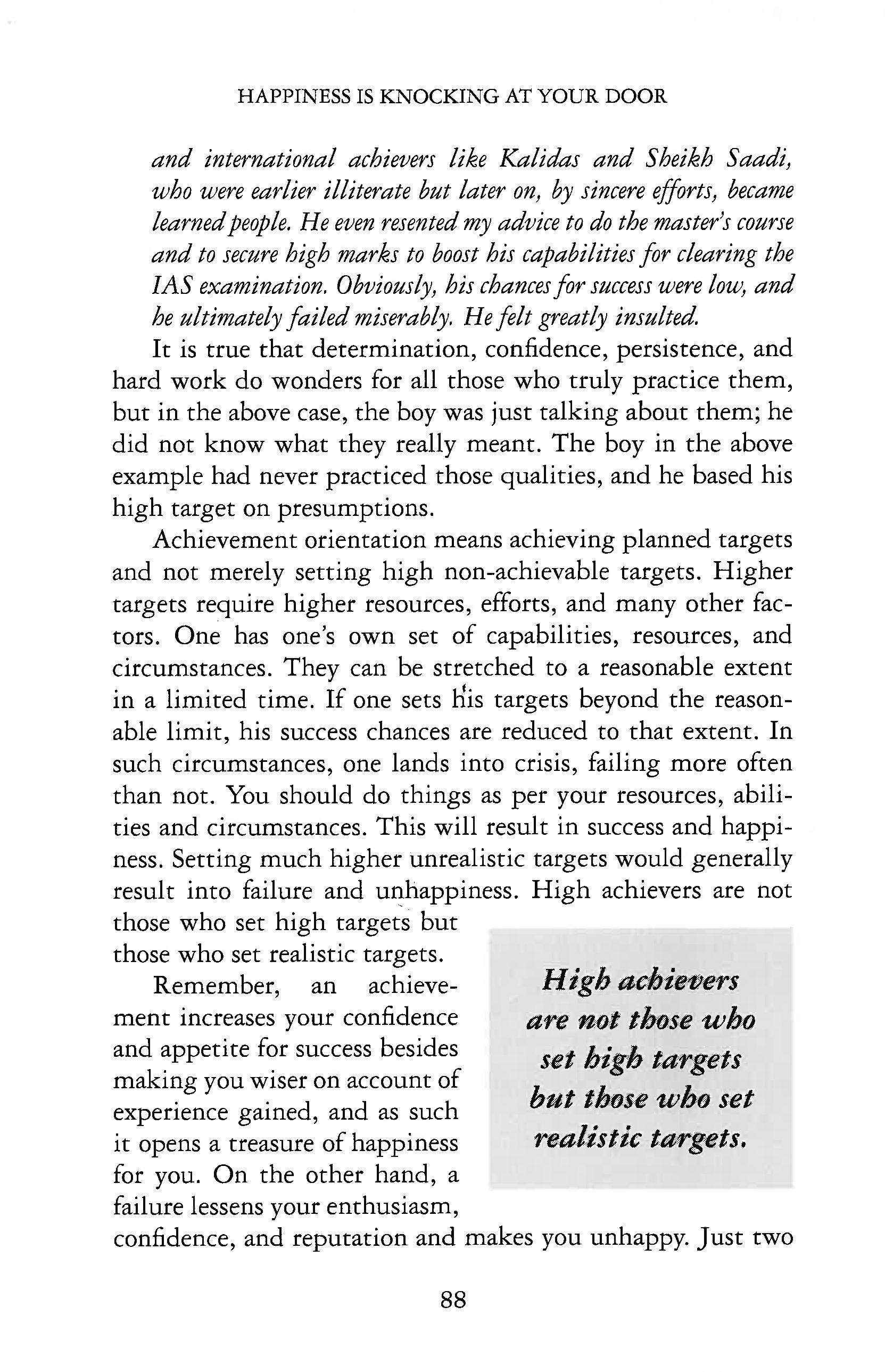 HAPPINESS IS KNOCKING AT YOUR DOOR