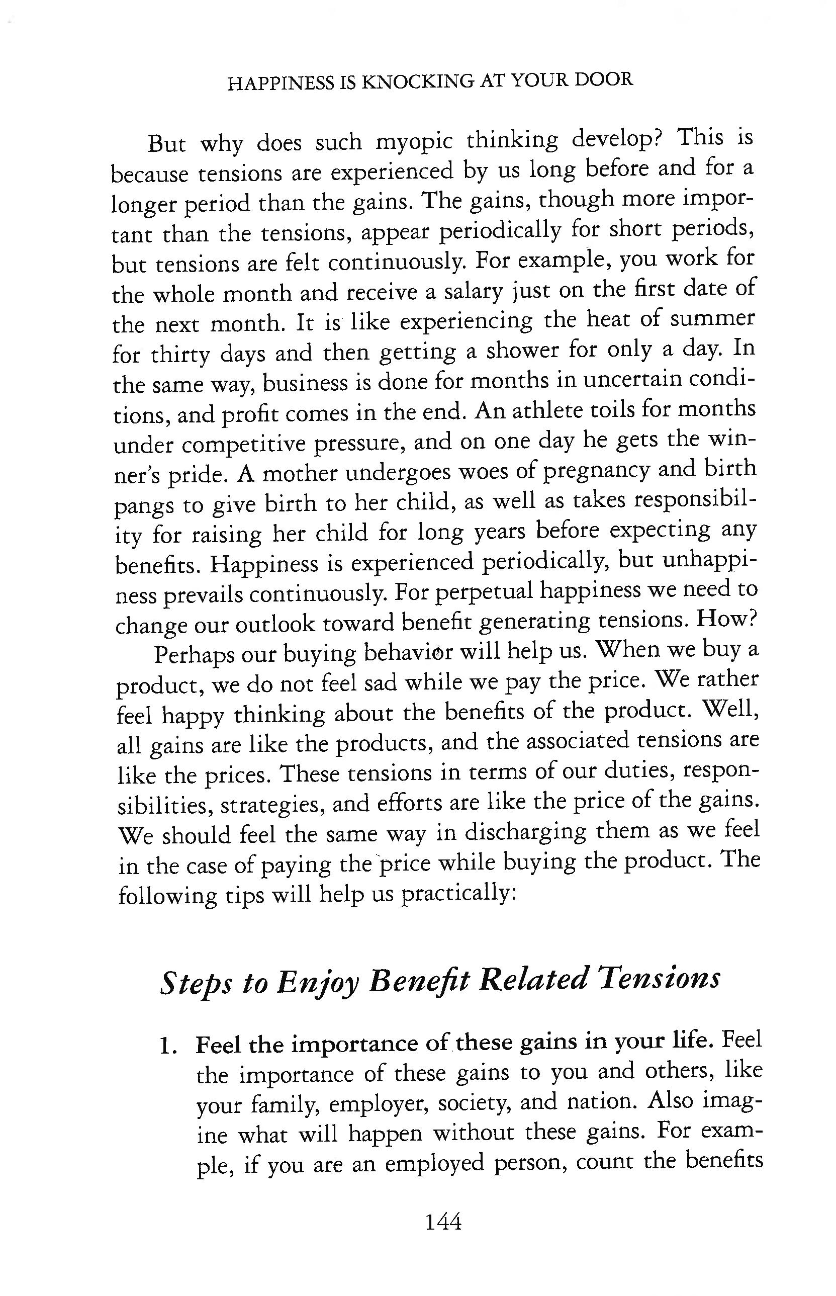 HAPPINESS IS KNOCKING AT YOUR DOOR