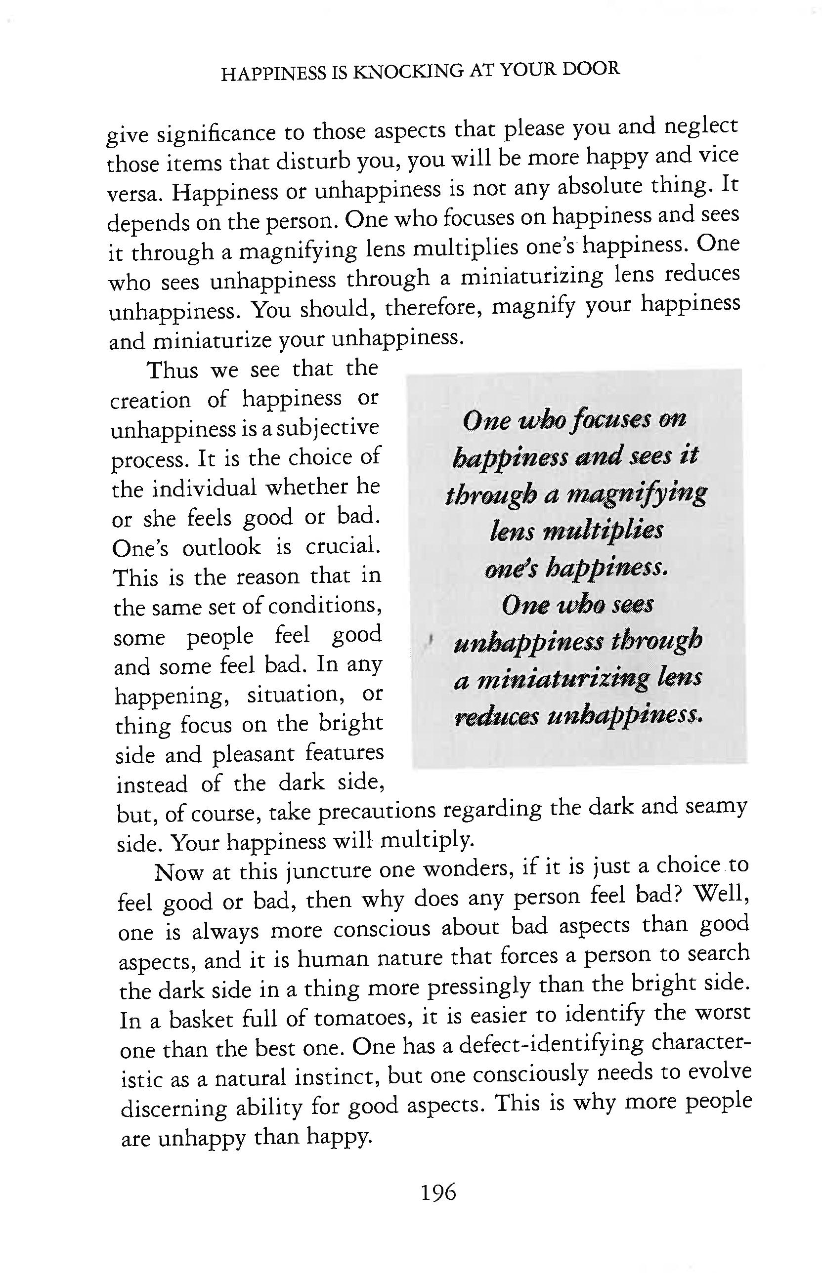 HAPPINESS IS KNOCKING AT YOUR DOOR