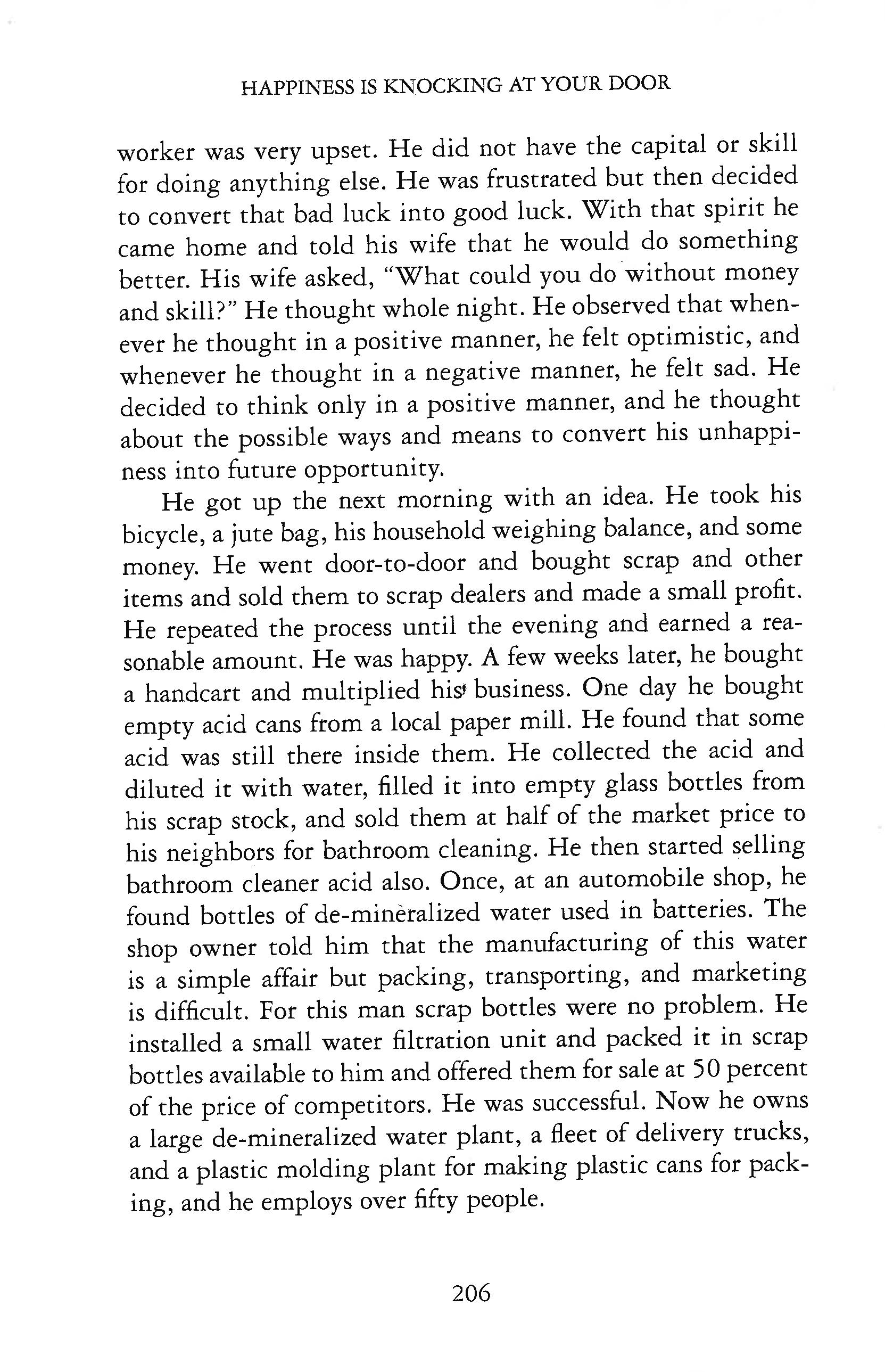 HAPPINESS IS KNOCKING AT YOUR DOOR