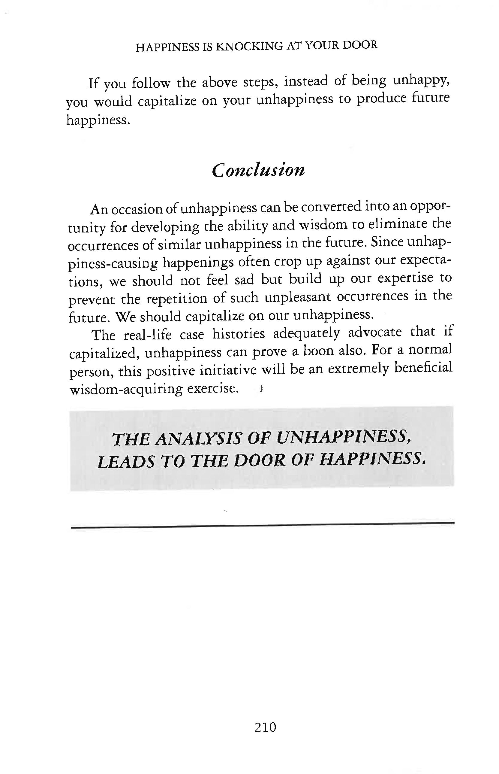 HAPPINESS IS KNOCKING AT YOUR DOOR