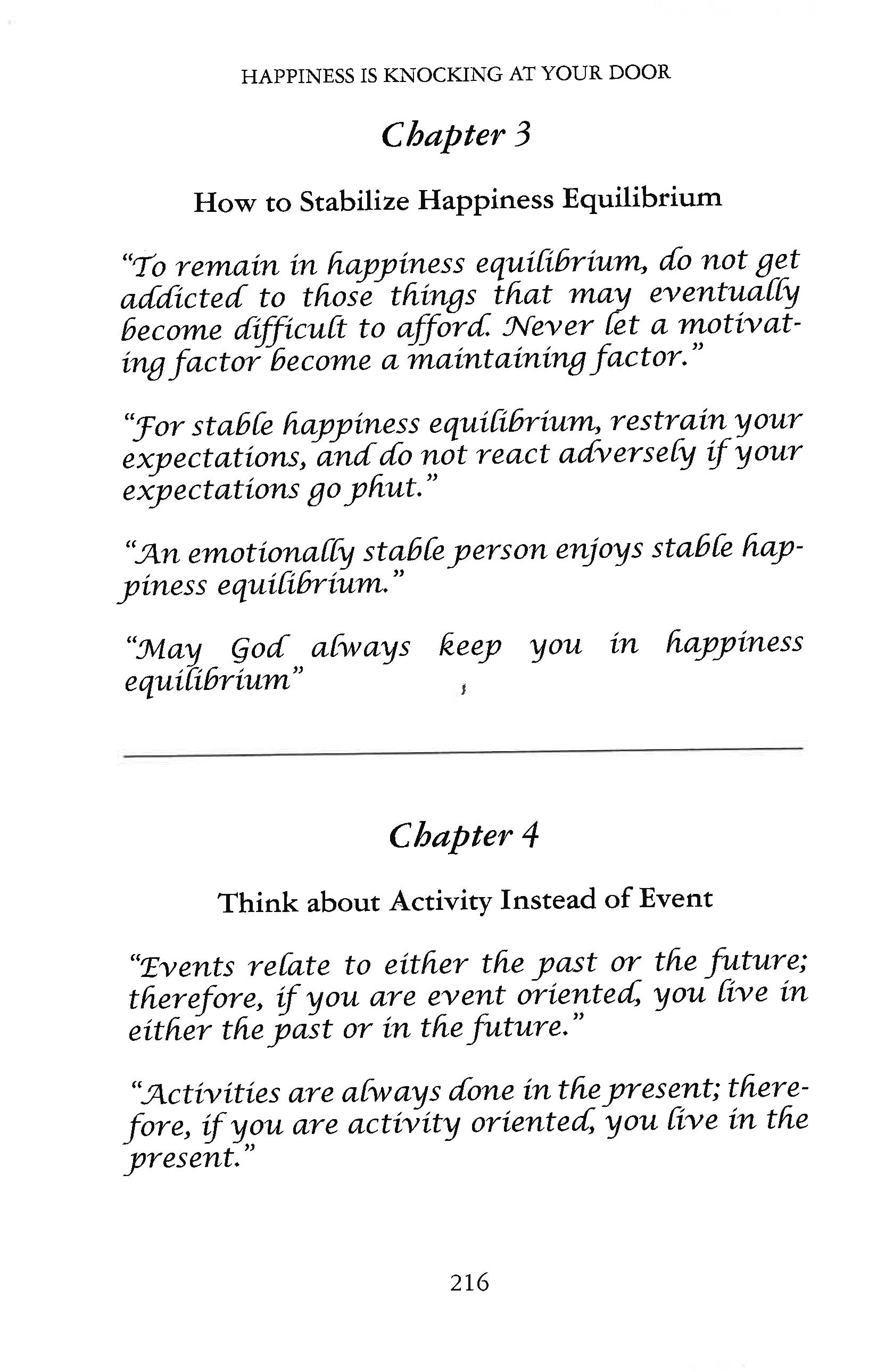 HAPPINESS IS KNOCKING AT YOUR DOOR