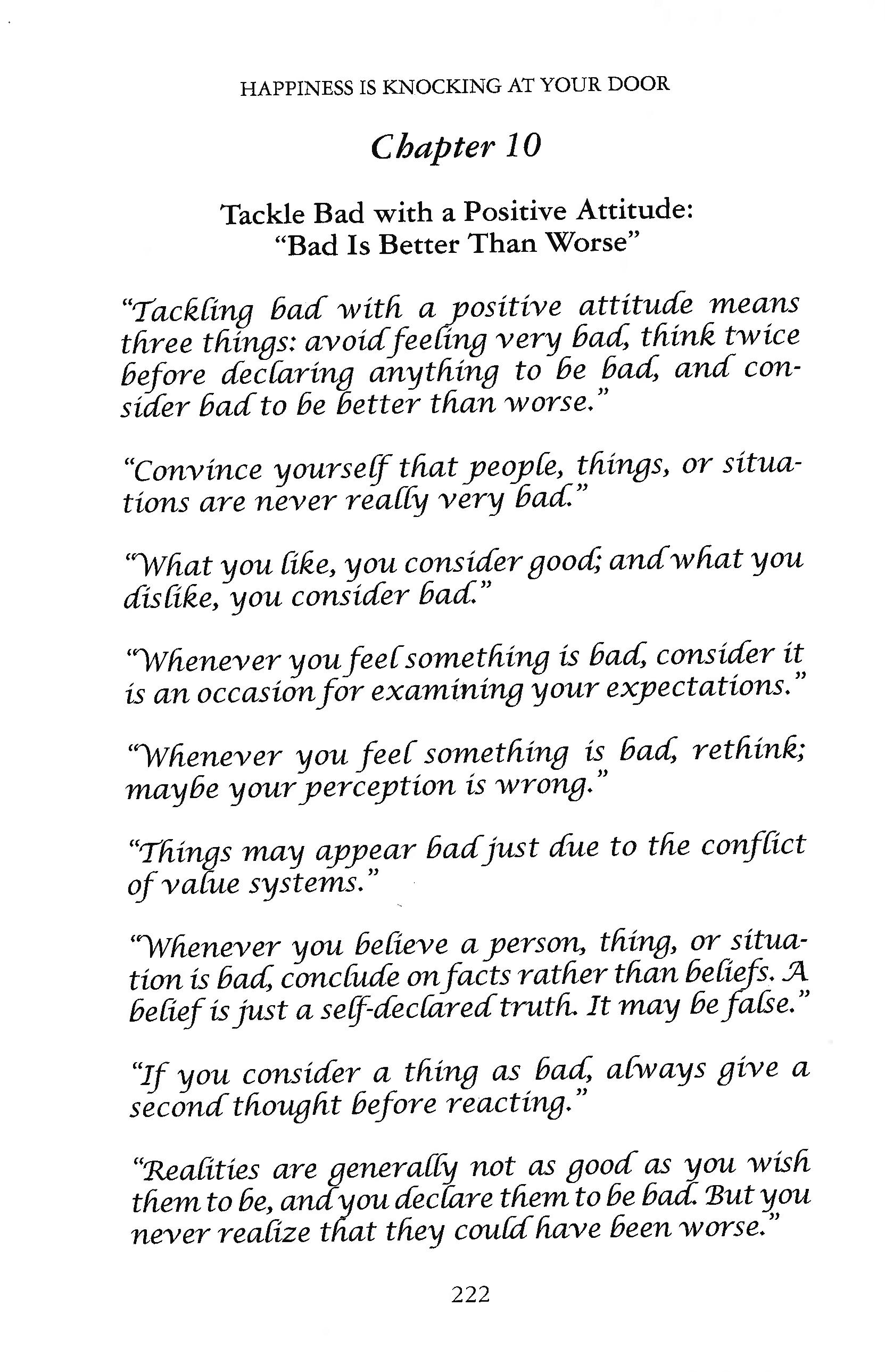 HAPPINESS IS KNOCKING AT YOUR DOOR