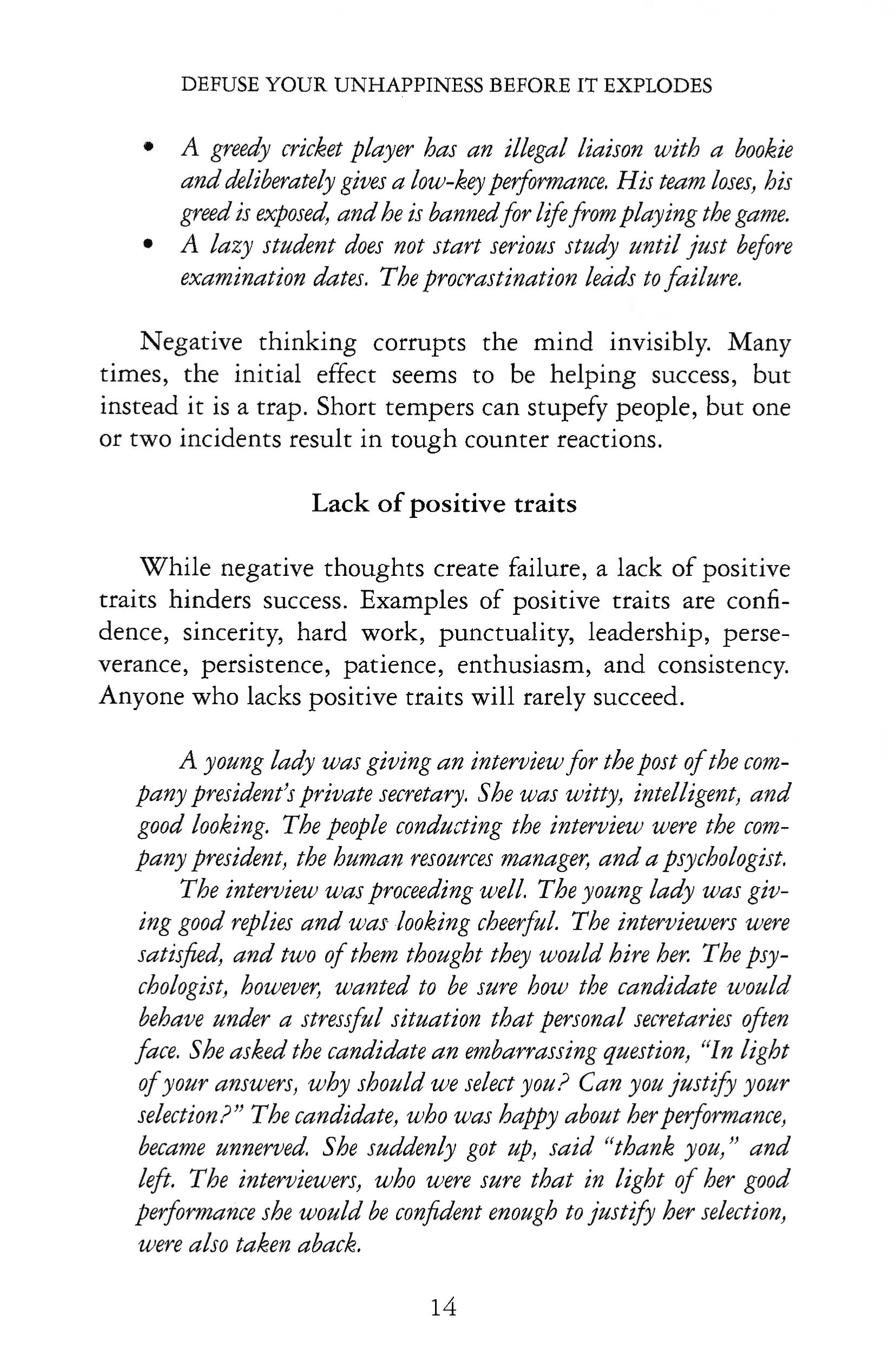 DEFUSE YOUR UNHAPPINESS BEFORE IT EXPLODES