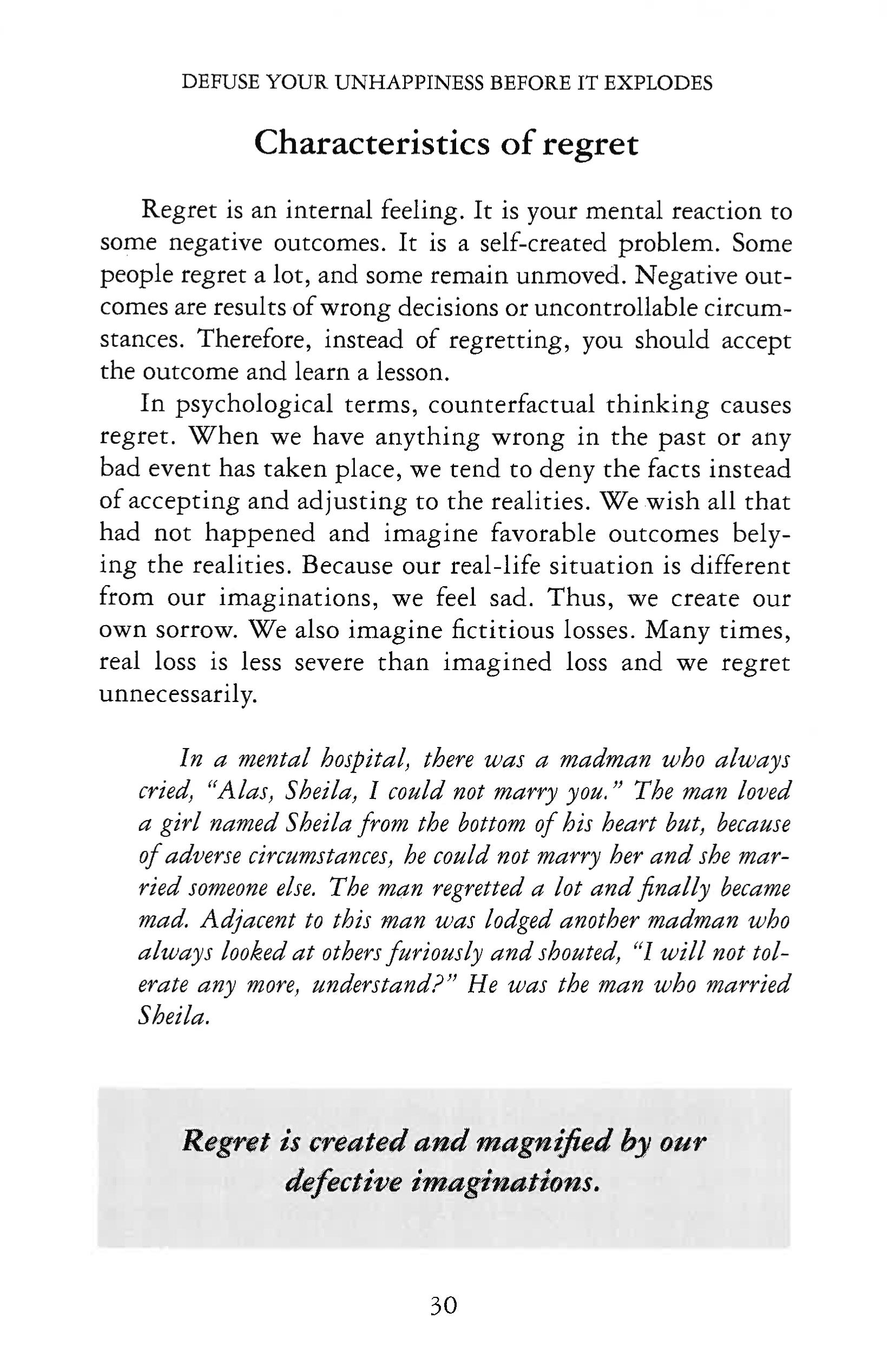 DEFUSE YOUR UNHAPPINESS BEFORE IT EXPLODES