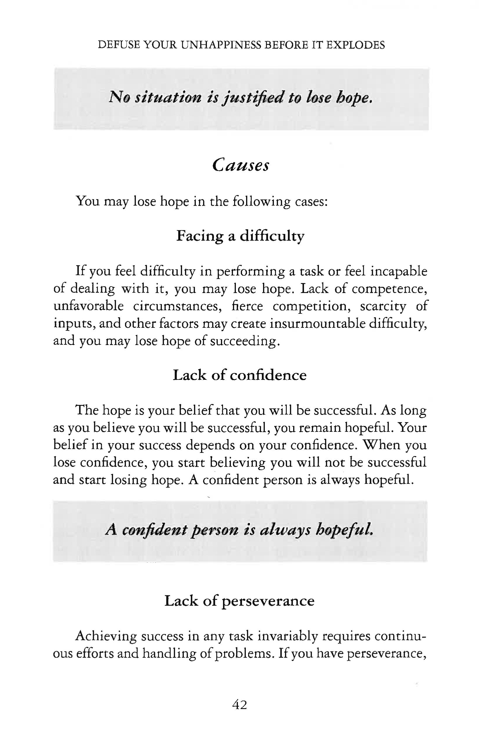 DEFUSE YOUR UNHAPPINESS BEFORE IT EXPLODES