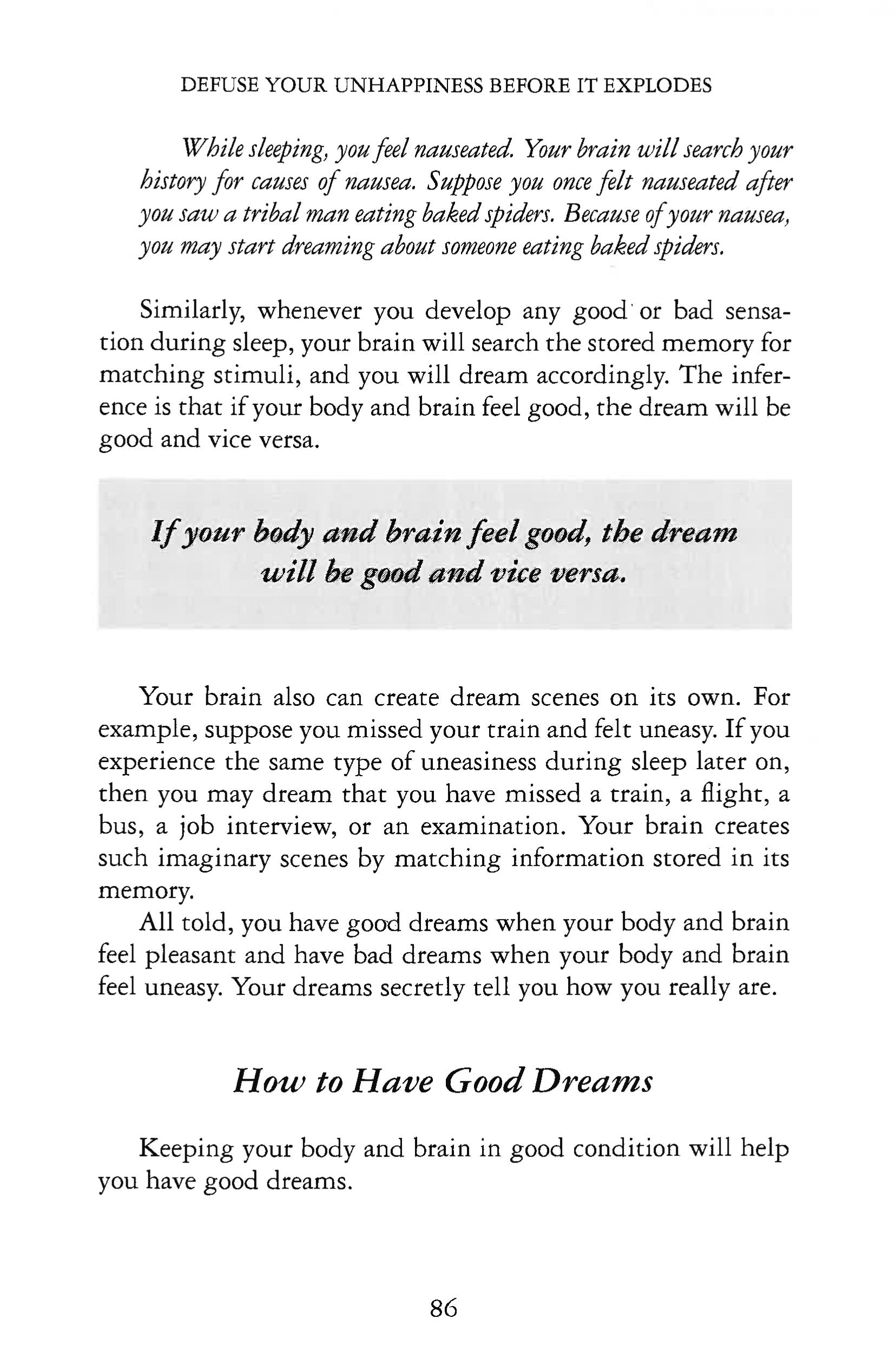 DEFUSE YOUR UNHAPPINESS BEFORE IT EXPLODES