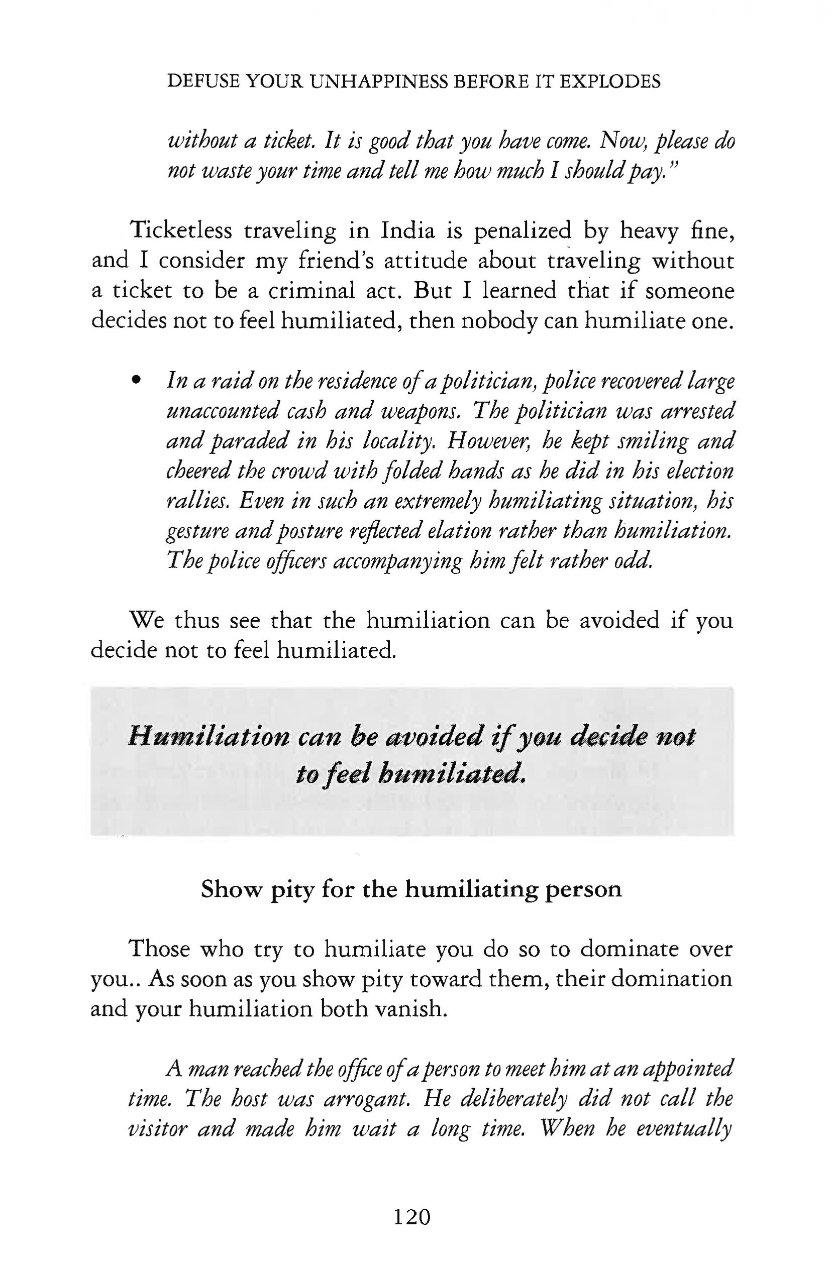 DEFUSE YOUR UNHAPPINESS BEFORE IT EXPLODES