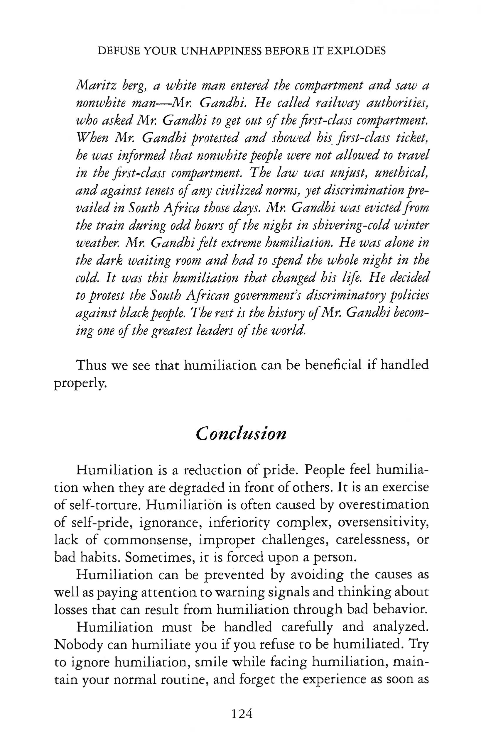 DEFUSE YOUR UNHAPPINESS BEFORE IT EXPLODES