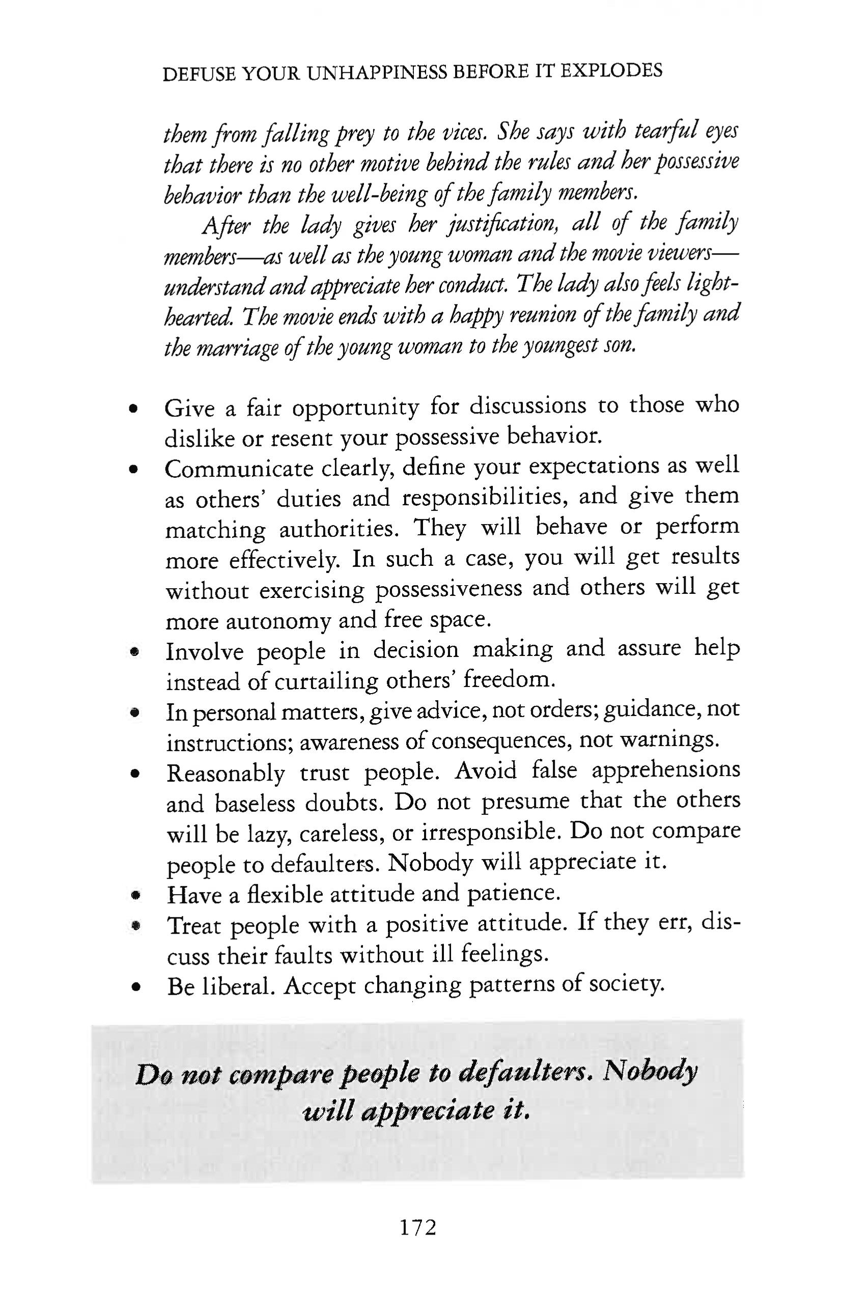 DEFUSE YOUR UNHAPPINESS BEFORE IT EXPLODES