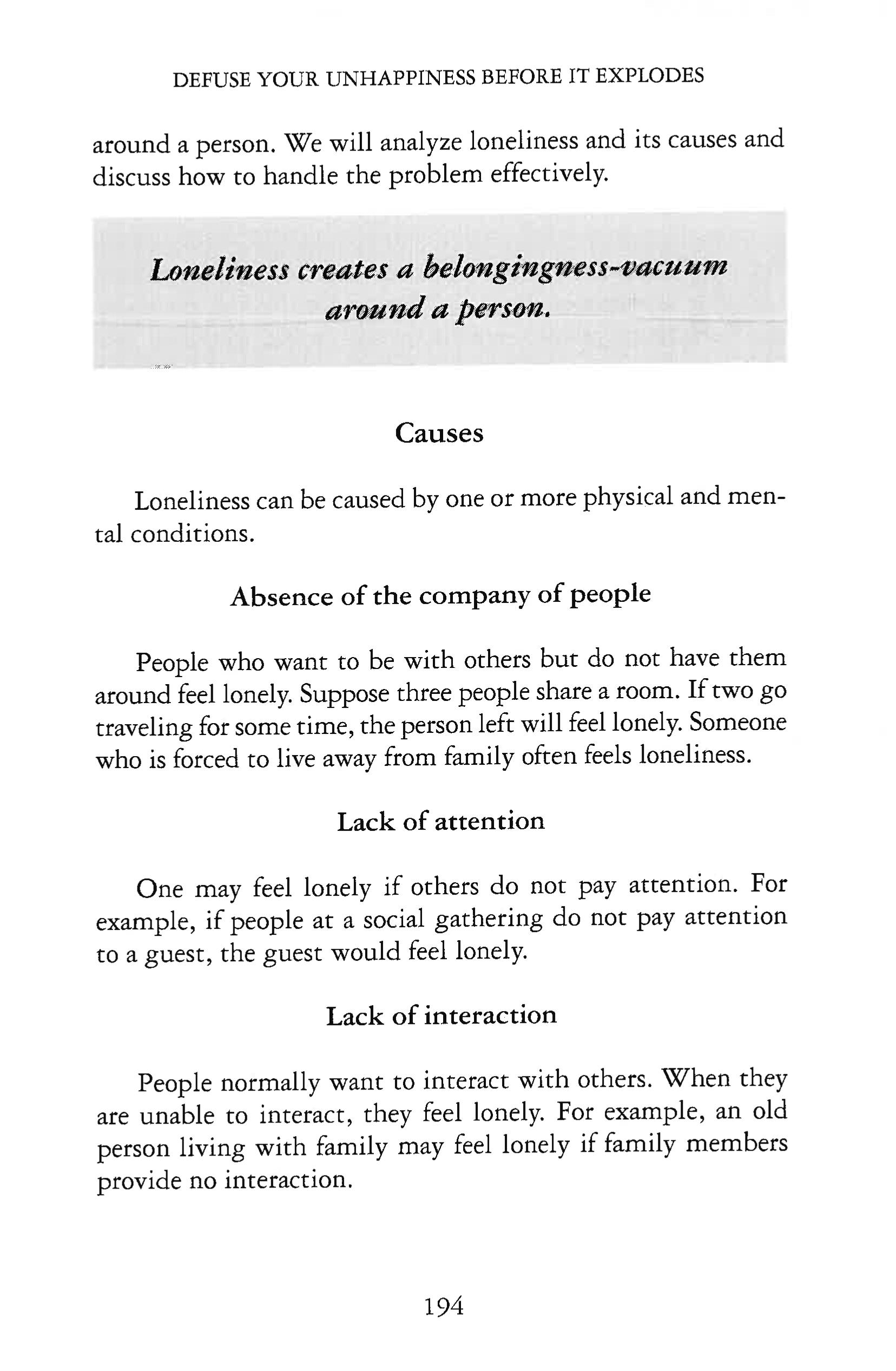 DEFUSE YOUR UNHAPPINESS BEFORE IT EXPLODES