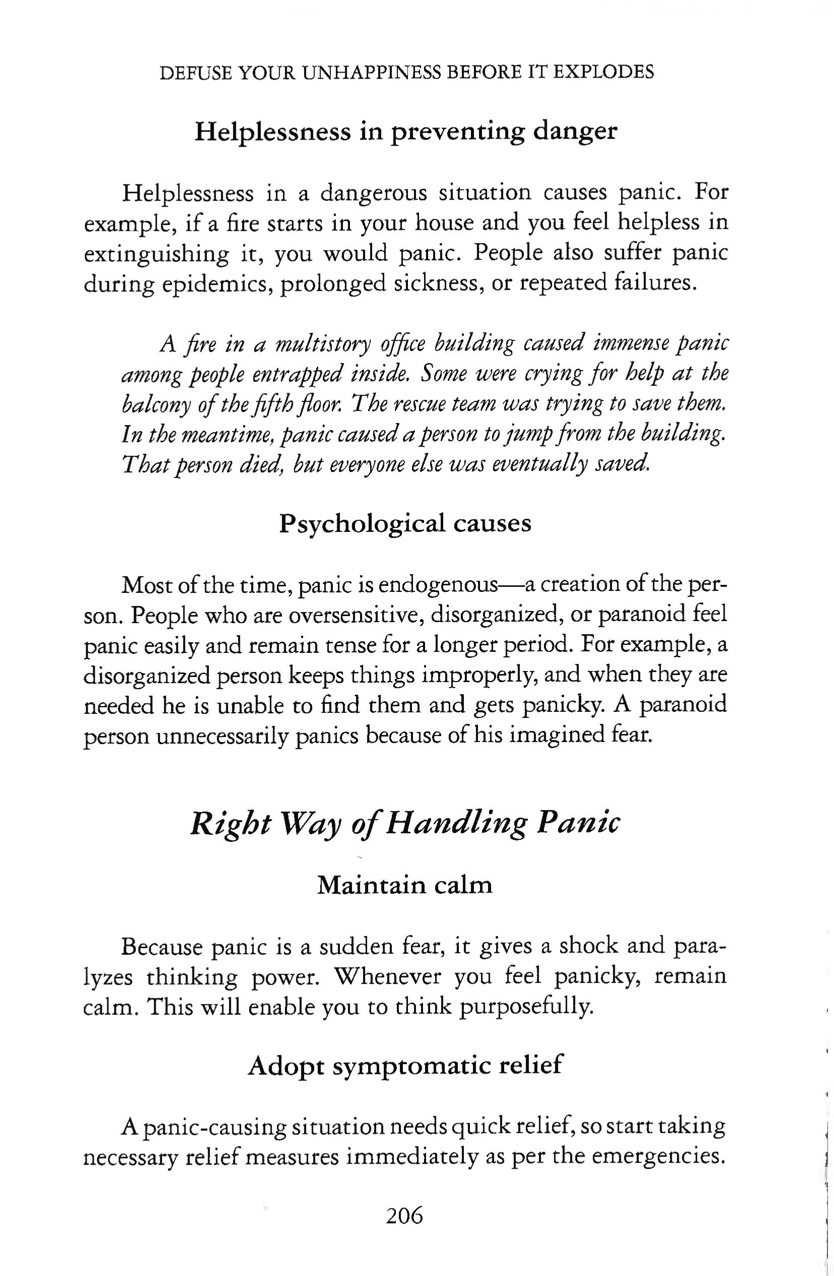 DEFUSE YOUR UNHAPPINESS BEFORE IT EXPLODES