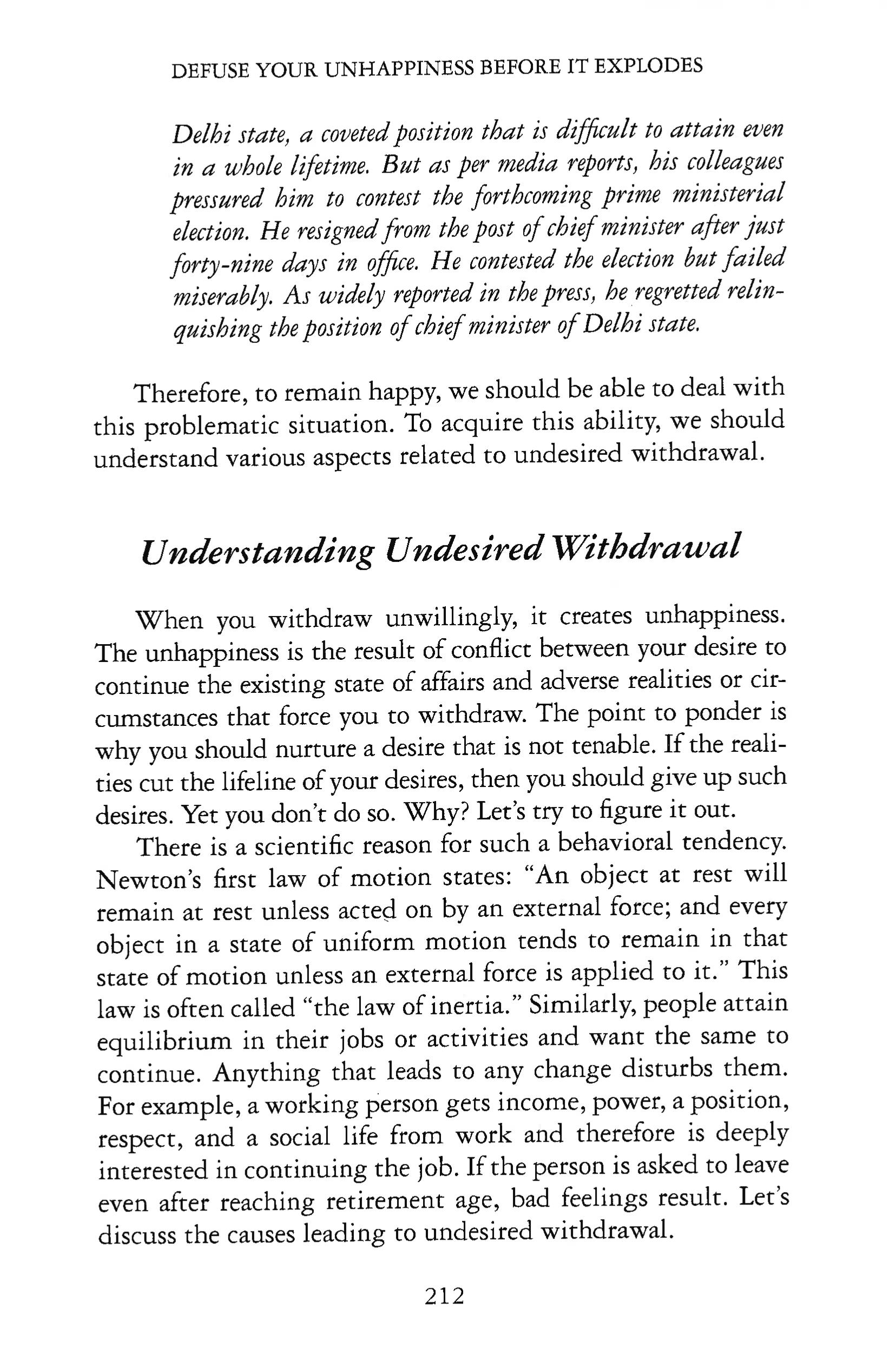 DEFUSE YOUR UNHAPPINESS BEFORE IT EXPLODES