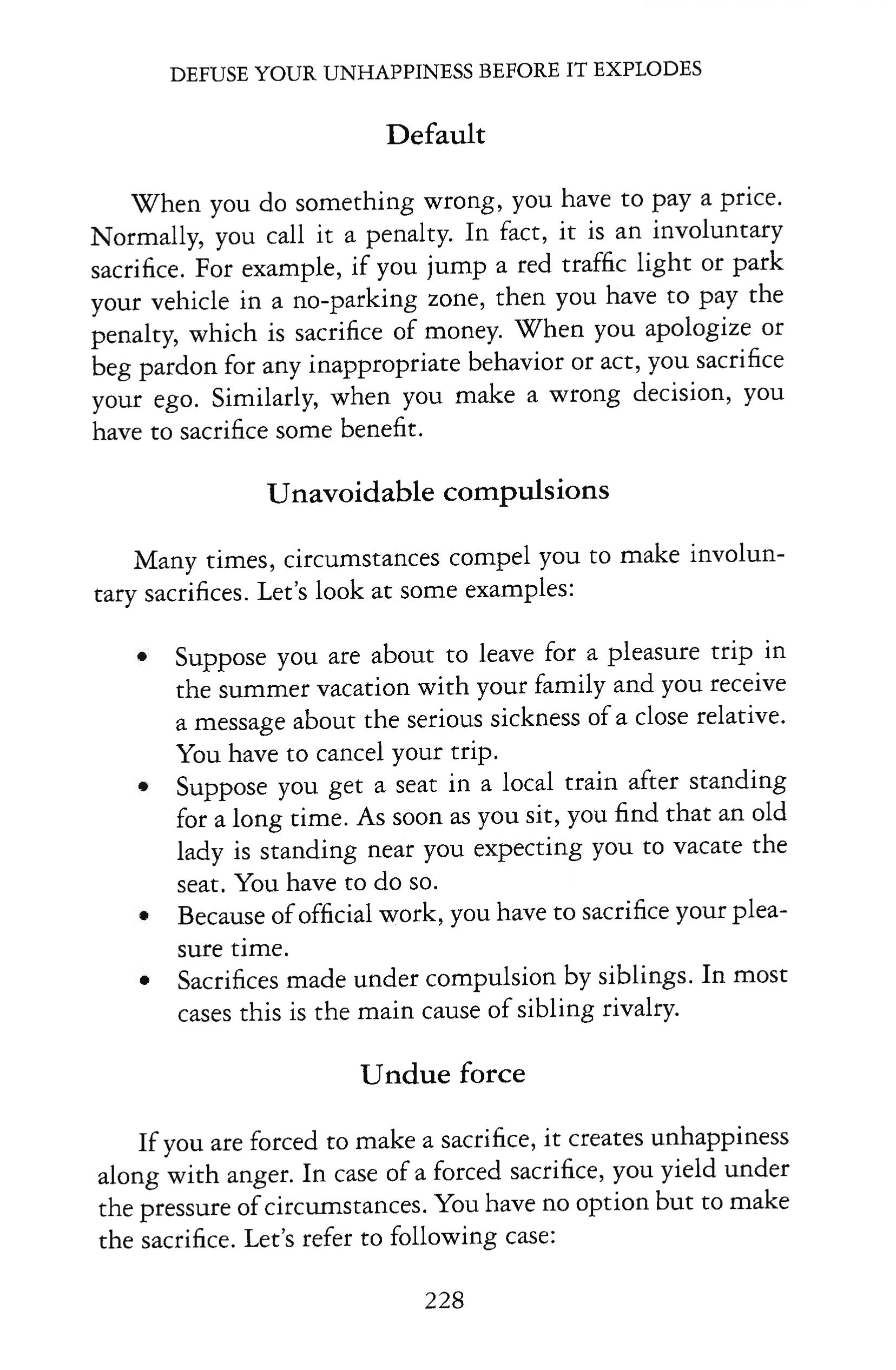 DEFUSE YOUR UNHAPPINESS BEFORE IT EXPLODES